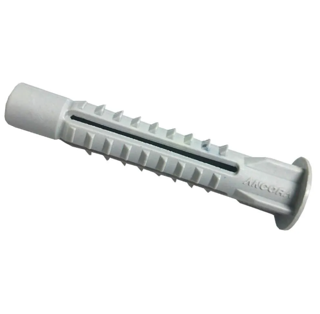 BUCHA DE NYLON UNIVERSAL ANCORA UN6 6x36mm - 100 unidades