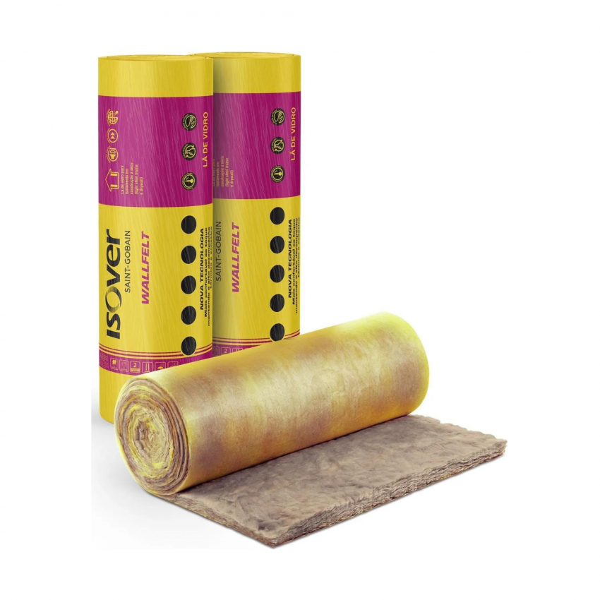 LA DE VIDRO WALLFELT 12500x1200x50mm