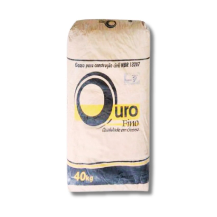 GESSO LENTO OURO FINO - 40kg