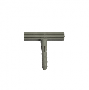 BUCHA DE FIXACAO TIPO T COM PREGO PARA RODAPES ECOVALE 6mm - 30 unidades