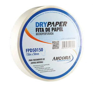 FITA DE PAPEL MICROPERFURADA DRYPAPER ANCORA FPD50150 50mm - 150m