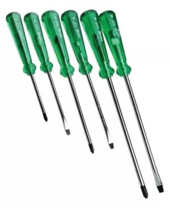 JOGO DE CHAVES PHILIPS/FENDA CROMO VANADIO LOTUS  4079 - 6 pecas