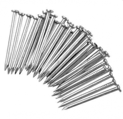 PREGO DE ACO TEMPERADO ZINCADO ANCORA PA1727 3,0x62mm - 100 unidades