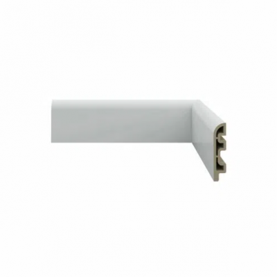 RODAPE ABAULADO ECOVALE R1 BRANCO 7x1,5cm - 2.4m